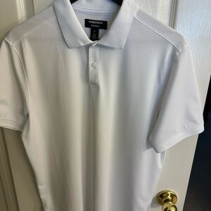 Nordstrom Men's Tech-Smart White Polo Pique polo Shirt.  Size small